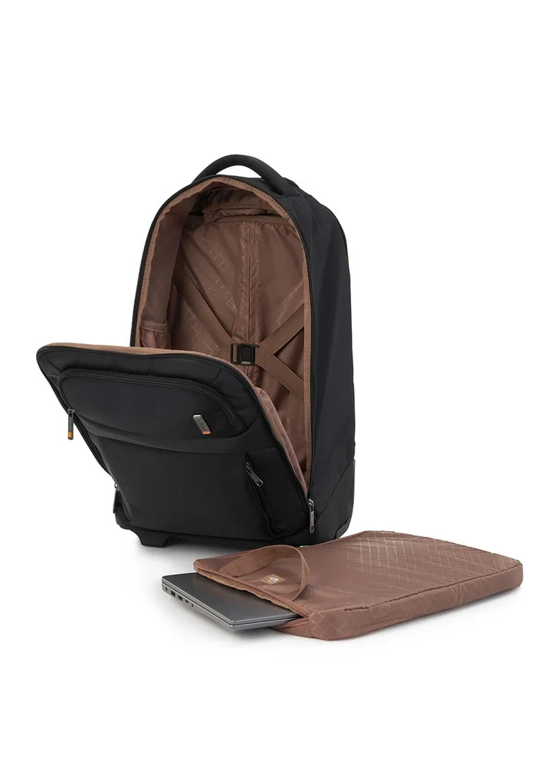 American Tourister  Segno 2.0 Wheeled Laptop Bag, 32L Capacity, Polyester, Black|Front Storge Pocket|15.6" Laptop Compartment|Bottle Holder|Tractum Suspension - 3 Years International Warranty  | Best Price UAE